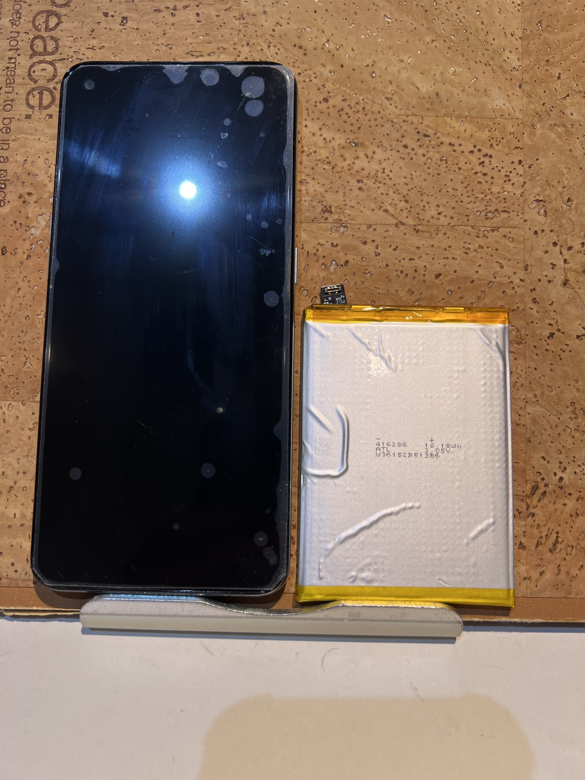 OPPO A55s 5G(オッポ A55s 5G)のバッテリー交換を行いました！(*'▽')